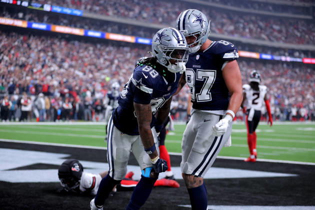 October 4, 2026, Houston, Texas, U.S: Dallas Cowboys wide receiver Ceedee Lamb (88) reacts after a catch for the game-winning touchdown during the fourth quarter of the NFL, American Football Herren, USA regular season game between the Houston Texans and the Dallas Cowboys at Reliant Stadium in Houston, TX on October 4, 2026. NFL 2026 - Dallas Cowboys Vs Houston Texans - ZUMAw137 20261004_aap_w137_069 Copyright: xErikxWilliamsx