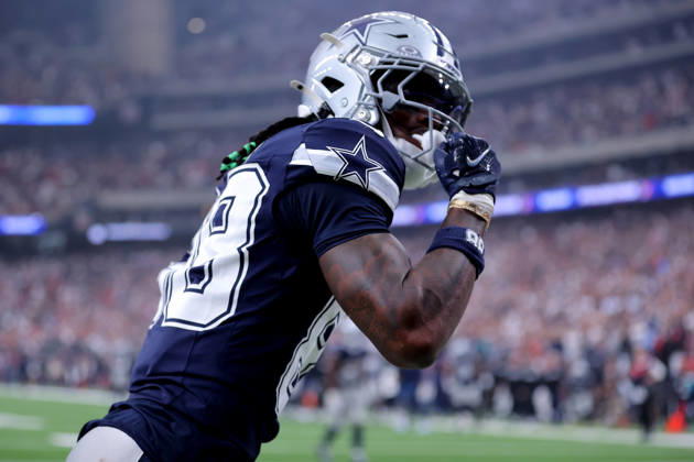 October 4, 2026, Houston, Texas, U.S: Dallas Cowboys wide receiver Ceedee Lamb (88) reacts after a catch for the game-winning touchdown during the fourth quarter of the NFL, American Football Herren, USA regular season game between the Houston Texans and the Dallas Cowboys at Reliant Stadium in Houston, TX on October 4, 2026. Houston U.S - ZUMAw137 20261004_aap_w137_063 Copyright: xErikxWilliamsx