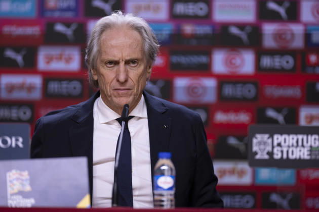 October 4, 2026, Porto, Porto, Portugal: PORTO, 04 OCTOBER - Jorge Jesus head coach of Portugal national team, Nationalteam is seen on the press conference, PK, Pressekonferenz after the game during the Portugal x Norway match for the UEFA Nations League 2026 at Estadio do Dragao on October 04, 2026 Porto Portugal - ZUMAl192 20261004_zsp_l192_002 Copyright: xMiguelxLemosx