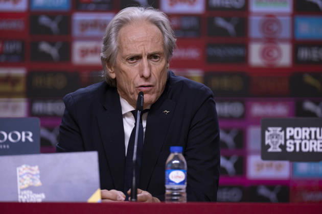 October 4, 2026, Porto, Porto, Portugal: PORTO, 04 OCTOBER - Jorge Jesus head coach of Portugal national team, Nationalteam is seen on the press conference, PK, Pressekonferenz after the game during the Portugal x Norway match for the UEFA Nations League 2026 at Estadio do Dragao on October 04, 2026 Porto Portugal - ZUMAl192 20261004_zsp_l192_006 Copyright: xMiguelxLemosx