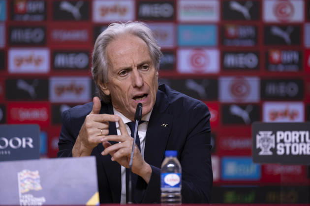 October 4, 2026, Porto, Porto, Portugal: PORTO, 04 OCTOBER - Jorge Jesus head coach of Portugal national team, Nationalteam is seen on the press conference, PK, Pressekonferenz after the game during the Portugal x Norway match for the UEFA Nations League 2026 at Estadio do Dragao on October 04, 2026 Porto Portugal - ZUMAl192 20261004_zsp_l192_007 Copyright: xMiguelxLemosx