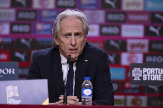 October 4, 2026, Porto, Porto, Portugal: PORTO, 04 OCTOBER - Jorge Jesus head coach of Portugal national team, Nationalteam is seen on the press conference, PK, Pressekonferenz after the game during the Portugal x Norway match for the UEFA Nations League 2026 at Estadio do Dragao on October 04, 2026 Porto Portugal - ZUMAl192 20261004_zsp_l192_009 Copyright: xMiguelxLemosx