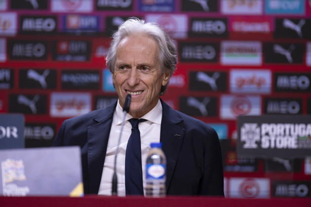 October 4, 2026, Porto, Porto, Portugal: PORTO, 04 OCTOBER - Jorge Jesus head coach of Portugal national team, Nationalteam is seen on the press conference, PK, Pressekonferenz after the game during the Portugal x Norway match for the UEFA Nations League 2026 at Estadio do Dragao on October 04, 2026 Porto Portugal - ZUMAl192 20261004_zsp_l192_011 Copyright: xMiguelxLemosx