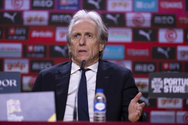 October 4, 2026, Porto, Porto, Portugal: PORTO, 04 OCTOBER - Jorge Jesus head coach of Portugal national team, Nationalteam is seen on the press conference, PK, Pressekonferenz after the game during the Portugal x Norway match for the UEFA Nations League 2026 at Estadio do Dragao on October 04, 2026 Porto Portugal - ZUMAl192 20261004_zsp_l192_020 Copyright: xMiguelxLemosx