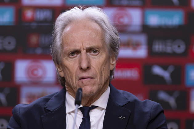 October 4, 2026, Porto, Porto, Portugal: PORTO, 04 OCTOBER - Jorge Jesus head coach of Portugal national team, Nationalteam is seen on the press conference, PK, Pressekonferenz after the game during the Portugal x Norway match for the UEFA Nations League 2026 at Estadio do Dragao on October 04, 2026 Porto Portugal - ZUMAl192 20261004_zsp_l192_022 Copyright: xMiguelxLemosx