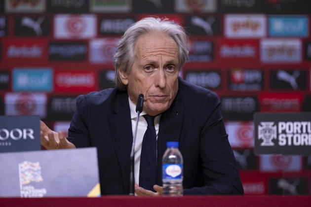 October 4, 2026, Porto, Porto, Portugal: PORTO, 04 OCTOBER - Jorge Jesus head coach of Portugal national team, Nationalteam is seen on the press conference, PK, Pressekonferenz after the game during the Portugal x Norway match for the UEFA Nations League 2026 at Estadio do Dragao on October 04, 2026 Porto Portugal - ZUMAl192 20261004_zsp_l192_024 Copyright: xMiguelxLemosx