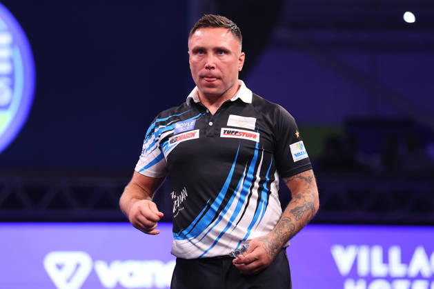 2026 BOYLE Sports World Grand Prix Wales Gerwyn Price reacts during the 2026 Boyle Sports World Grand Prix Final at Mattioli Arena, Leicester, United Kingdom on 4 October 2026 Credit: Ryan Crockett Every Second Media Editorial use only. All images are copyright Every Second Media Limited. No images may be reproduced without prior permission. Copyright: xIMAGO EveryxSecondxMediax ESM-2198-0082 RyanxCrockettx xEveryxSecondxMediax