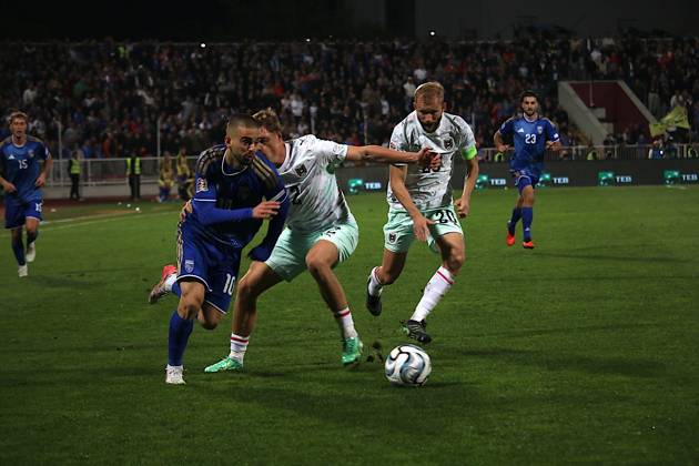 Kosovo v Austria - UEFA Nations League PRISTINA, KOSOVO - OCTOBER 4: Edon Zhegrova (10) of Kosovo in action during the UEFA Nations League B match between the Kosovo and Austria at Fadil Vokrri Stadium in Baka Pristina, Kosovo, on October 04, 2026. Erkin Keci Anadolu Pristina Kosovo. Editorial use only. Please get in touch for any other usage. Copyright: x2026xAnadoluxErkinxKecix
