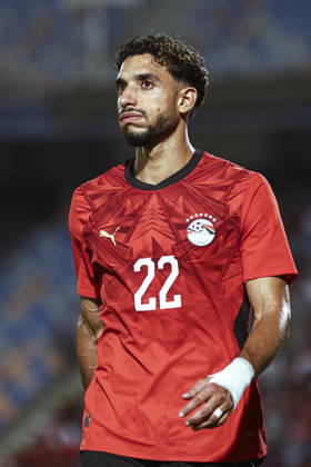 Cairo Egypt South Africa Match Egyptian forward Omar Marmoush looks on during a football match at Cairo International Stadium in Cairo, Egypt on October 4, 2026. The International Friendly, Länderspiel, Nationalmannschaft match serves as preparation for both national teams ahead of upcoming regional and continental football competitions. Cairo Cairo Egypt Copyright: xMostafaxElxShahatx