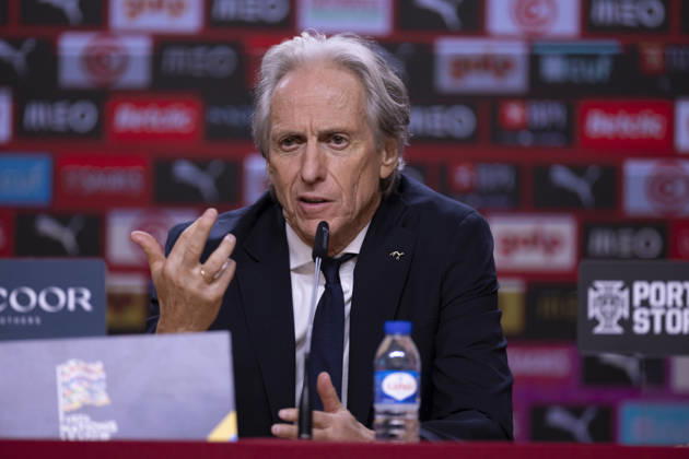 October 4, 2026, Porto, Porto, Portugal: PORTO, 04 OCTOBER - Jorge Jesus head coach of Portugal national team, Nationalteam is seen on the press conference, PK, Pressekonferenz after the game during the Portugal x Norway match for the UEFA Nations League 2026 at Estadio do Dragao on October 04, 2026 Porto Portugal - ZUMAl192 20261004_zsp_l192_048 Copyright: xMiguelxLemosx