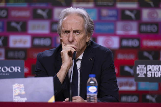 October 4, 2026, Porto, Porto, Portugal: PORTO, 04 OCTOBER - Jorge Jesus head coach of Portugal national team, Nationalteam is seen on the press conference, PK, Pressekonferenz after the game during the Portugal x Norway match for the UEFA Nations League 2026 at Estadio do Dragao on October 04, 2026 Porto Portugal - ZUMAl192 20261004_zsp_l192_054 Copyright: xMiguelxLemosx