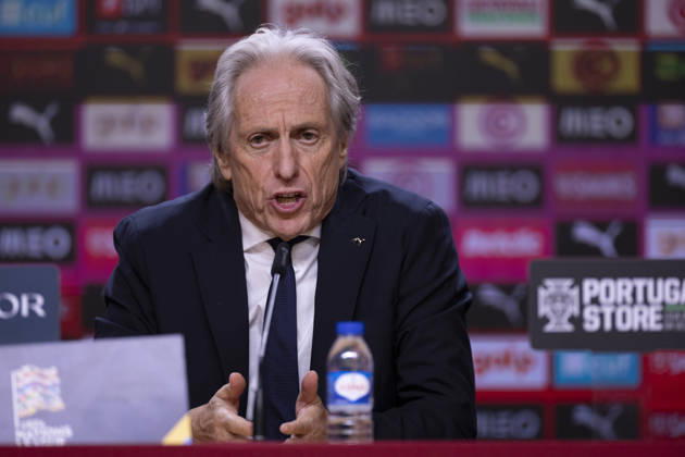 October 4, 2026, Porto, Porto, Portugal: PORTO, 04 OCTOBER - Jorge Jesus head coach of Portugal national team, Nationalteam is seen on the press conference, PK, Pressekonferenz after the game during the Portugal x Norway match for the UEFA Nations League 2026 at Estadio do Dragao on October 04, 2026 Porto Portugal - ZUMAl192 20261004_zsp_l192_055 Copyright: xMiguelxLemosx
