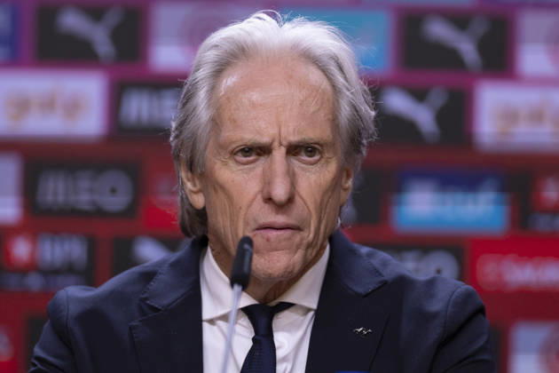 October 4, 2026, Porto, Porto, Portugal: PORTO, 04 OCTOBER - Jorge Jesus head coach of Portugal national team, Nationalteam is seen on the press conference, PK, Pressekonferenz after the game during the Portugal x Norway match for the UEFA Nations League 2026 at Estadio do Dragao on October 04, 2026 Porto Portugal - ZUMAl192 20261004_zsp_l192_060 Copyright: xMiguelxLemosx