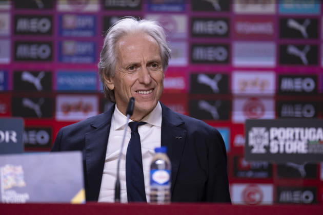 October 4, 2026, Porto, Porto, Portugal: PORTO, 04 OCTOBER - Jorge Jesus head coach of Portugal national team, Nationalteam is seen on the press conference, PK, Pressekonferenz after the game during the Portugal x Norway match for the UEFA Nations League 2026 at Estadio do Dragao on October 04, 2026 Porto Portugal - ZUMAl192 20261004_zsp_l192_061 Copyright: xMiguelxLemosx