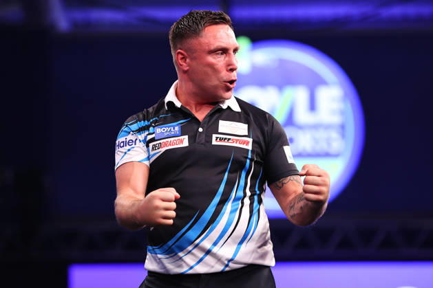 2026 BOYLE Sports World Grand Prix Wales Gerwyn Price reacts during the 2026 Boyle Sports World Grand Prix Final at Mattioli Arena, Leicester, United Kingdom on 4 October 2026 Credit: Ryan Crockett Every Second Media Editorial use only. All images are copyright Every Second Media Limited. No images may be reproduced without prior permission. Copyright: xIMAGO EveryxSecondxMediax ESM-2198-0101 RyanxCrockettx xEveryxSecondxMediax