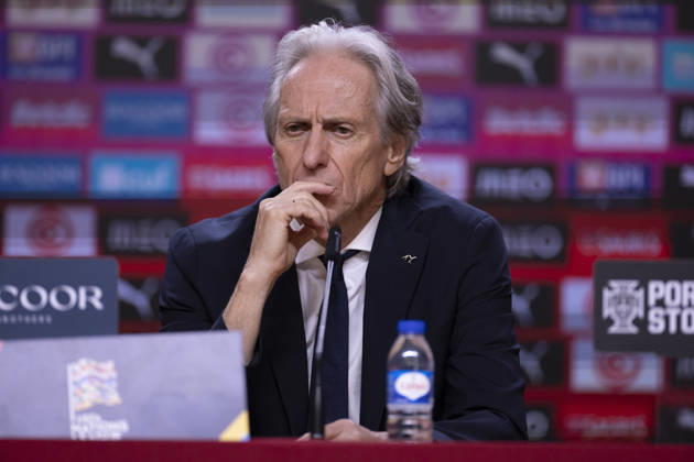 October 4, 2026, Porto, Porto, Portugal: PORTO, 04 OCTOBER - Jorge Jesus head coach of Portugal national team, Nationalteam is seen on the press conference, PK, Pressekonferenz after the game during the Portugal x Norway match for the UEFA Nations League 2026 at Estadio do Dragao on October 04, 2026 Porto Portugal - ZUMAl192 20261004_zsp_l192_063 Copyright: xMiguelxLemosx