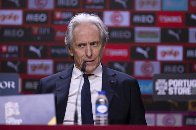 October 4, 2026, Porto, Porto, Portugal: PORTO, 04 OCTOBER - Jorge Jesus head coach of Portugal national team, Nationalteam is seen on the press conference, PK, Pressekonferenz after the game during the Portugal x Norway match for the UEFA Nations League 2026 at Estadio do Dragao on October 04, 2026 Porto Portugal - ZUMAl192 20261004_zsp_l192_066 Copyright: xMiguelxLemosx