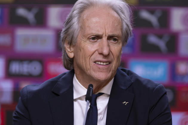 October 4, 2026, Porto, Porto, Portugal: PORTO, 04 OCTOBER - Jorge Jesus head coach of Portugal national team, Nationalteam is seen on the press conference, PK, Pressekonferenz after the game during the Portugal x Norway match for the UEFA Nations League 2026 at Estadio do Dragao on October 04, 2026 Porto Portugal - ZUMAl192 20261004_zsp_l192_067 Copyright: xMiguelxLemosx