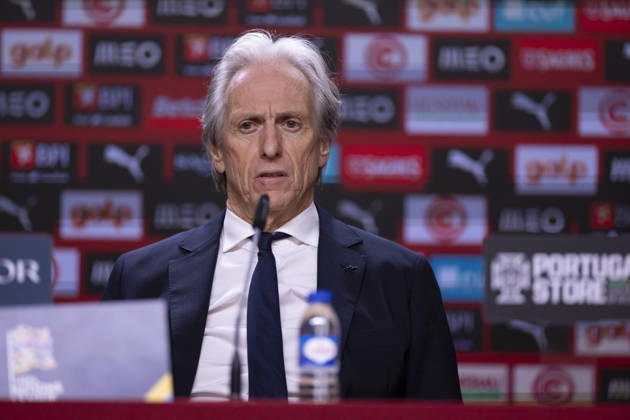 October 4, 2026, Porto, Porto, Portugal: PORTO, 04 OCTOBER - Jorge Jesus head coach of Portugal national team, Nationalteam is seen on the press conference, PK, Pressekonferenz after the game during the Portugal x Norway match for the UEFA Nations League 2026 at Estadio do Dragao on October 04, 2026 Porto Portugal - ZUMAl192 20261004_zsp_l192_068 Copyright: xMiguelxLemosx
