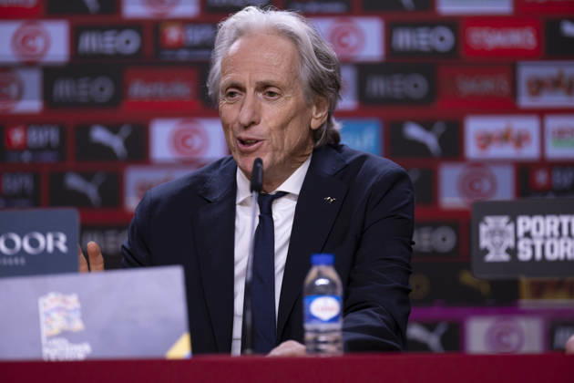 October 4, 2026, Porto, Porto, Portugal: PORTO, 04 OCTOBER - Jorge Jesus head coach of Portugal national team, Nationalteam is seen on the press conference, PK, Pressekonferenz after the game during the Portugal x Norway match for the UEFA Nations League 2026 at Estadio do Dragao on October 04, 2026 Porto Portugal - ZUMAl192 20261004_zsp_l192_069 Copyright: xMiguelxLemosx