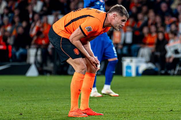 EINDHOVEN - Micky van de Ven of the Netherlands during the UEFA Nations League match between the Netherlands and Serbia at the Philips Stadium on October 4, 2026 in Eindhoven, the Netherlands. KEVIN SENDERS ANP UEFA Nations League 2026 27 xVIxANPxSportx xMarcelxterxBalsxIVx 571540872 originalFilename: 571540872