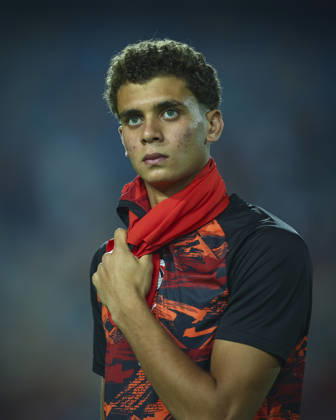 Egypt v South Africa - International Friendly, Länderspiel, Nationalmannschaft Hamza Abdel Karim during the international friendly match between Egypt and South Africa at Cairo International Stadium, Cairo, Egypt Cairo Cairo EGYPT Copyright: xMohamedxTageldinx