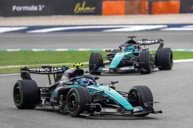 F1 2026: (Podium) Bahrain Grand Prix in Malaysia, Kuala Lumpur 04 Oct 2026 Andrea Kimi Antonelli (ITA) (Mercedes-AMG Petronas F1 Team) during the race of the Formula 1 Bahrain Grand Prix In Malaysia 2026 at the Sepang International Circuit. Kuala Lumpur Malaysia Copyright: xLucaxMartinix xSOPAxImagesx Luca-Martini-1456229