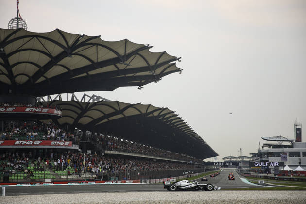F1 - BAHRAIN GRAND PRIX IN MALAYSIA 2026 11 PEREZ Sergio (mex), Cadillac F1 Team MAC-26, action during the 2026 Formula 1 Bahrain Grand Prix in Malaysia, 16th round of the 2026 Formula One World Championship, WM, Weltmeisterschaft from October 2 to 4, 2026 on the Sepang International Circuit, in Sepang, Malaysia - SepangMalaysia Copyright: xXavixBonillax