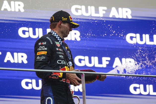 F1 - BAHRAIN GRAND PRIX IN MALAYSIA 2026 VERSTAPPEN Max (nld), Red Bull Racing Ford RB22, portrait podium during the 2026 Formula 1 Bahrain Grand Prix in Malaysia, 16th round of the 2026 Formula One World Championship, WM, Weltmeisterschaft from October 2 to 4, 2026 on the Sepang International Circuit, in Sepang, Malaysia - SepangMalaysia Copyright: xXavixBonillax
