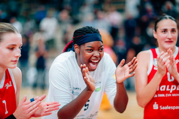 BB 1BL Halfit Lions vs. TK Hannover Luchse Khalis Cain of the Halfit Lions during the 2026–2027 season in the DBBL Toyota Women s Basketball Bundesliga, in a game between the Halfit Lions and TK Hannover Luchse at the SWH Arena on October 4, 2026, in Halle (Saale), Saxony-Anhalt, Germany