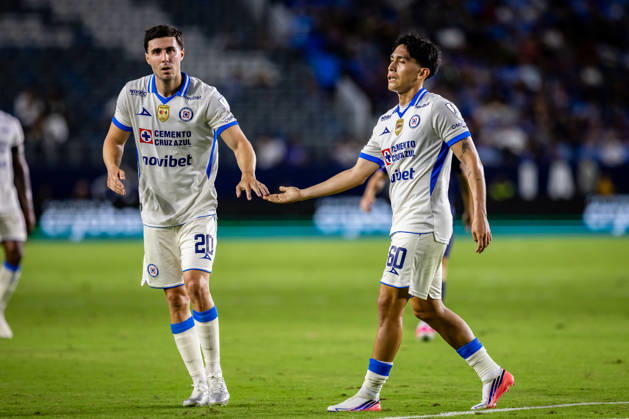 Los Angeles Galaxy v Cruz Azul Frindly Match Jose Paradela 30 and Ariel Castro 60 of Cruz Azul during the friendly football match between Los Angeles Galaxy and Cruz Azul at Dignity Health Park. on October 4, 2026 in Carson, California. (Photo by Arturo Cordero Eyepix Group) Copyright: xArturoxCordero xEyepixxGroupx AC_04102026_198225