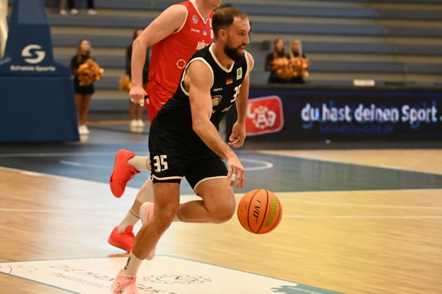 JJ Mann, Matchday 3, BARMER 2 Basketball Bundesliga Pro A: ETB Miners vs. RheinStars Cologne, October 4, 2026, JJ Mann, ETB Miners, Matchday 3 in the BARMER 2 Basketball Bundesliga Pro A, ETB Miners vs. RheinStars Cologne, final score 86–91 at the Sporthalle am Hallo on October 4, 2026, in front of 946 spectators