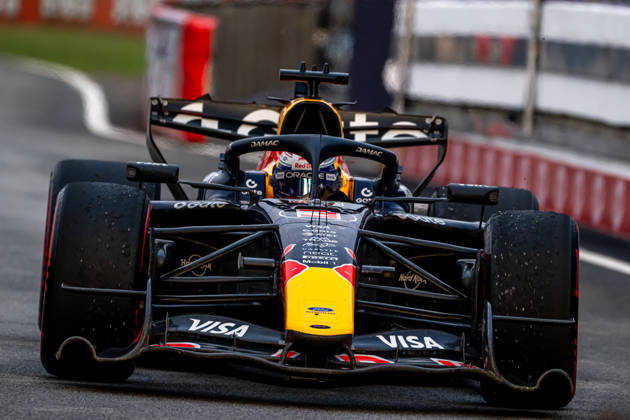 Bahrain Grand Prix - Race day - Sepang International Circuit SEPANG INTERNATIONAL CIRCUIT, MALAYSIA - OCTOBER 04: Max Verstappen, Red Bull Racing RB22 from Netherlands during the Bahrain Grand Prix at Sepang International Circuit on Sunday October 04, 2026 in Sepang, Malaysia (Photo by Michael Potts BSR Agency) Content not available for redistribution in The Netherlands directly or indirectly through any third parties. Copyright: xBSRxAgencyx