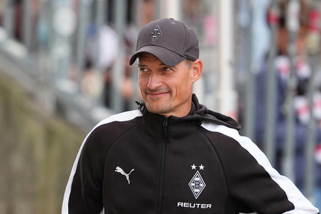 October 3, 2026, xydrx, Men s, Soccer, Friendly Match, FC St. Pauli vs. Borussia Mönchengladbach, 2026–2027 Season, Millerntor Stadium, Alexander Blessin, Head Coach of Borussia Mönchengladbach. DFB regulations prohibit any use of photographs as image sequences and or quasi-video. Copyright: HMBxMedia YannisxDreimann