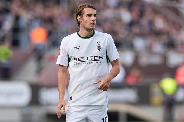 October 3, 2026, xydrx, Men s, Soccer, Friendly Match, FC St. Pauli vs. Borussia Mönchengladbach, 2026–2027 Season, Millerntor Stadium, Florian Neuhaus, Borussia Mönchengladbach, 10 DFB regulations prohibit any use of photographs as image sequences and or quasi-video Copyright: HMBxMedia YannisxDreimann