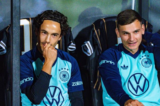 Nations League, Group A, Matchday 4, Greece vs. Germany at Toumba Stadium in Thessaloniki Mika Baur (Germany) Yannick Engelhardt (Germany) Copyright: xBahhoxKarax