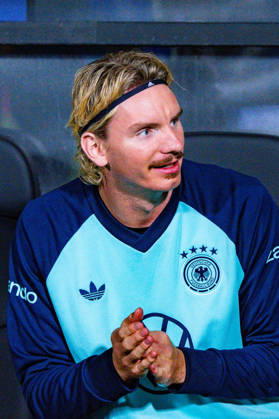 Nations League, Group A, Matchday 4, Greece vs. Germany at Toumba Stadium in Thessaloniki Nick Woltemade (Germany) Yannick Engelhardt (Germany) Copyright: xBahhoxKarax