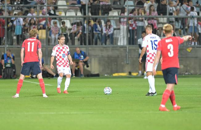 UEFA Nations League League A, Group C, Round 3, 2026–27, soccer match between Croatia and England, Dean Sculac Rujevica Stadium, Rijeka, Croatia, October 3, 2026: Luka Modric of Croatia (No. 10) in action during the UEFA Nations League League A, Group C, Round 3, 2026–27, soccer match between Croatia and England at Dean Sculac Rujevica Stadium in Rijeka, Croatia, October 3, 2026 Copyright: xBEAUTIFULxSPORTS Stanusicx