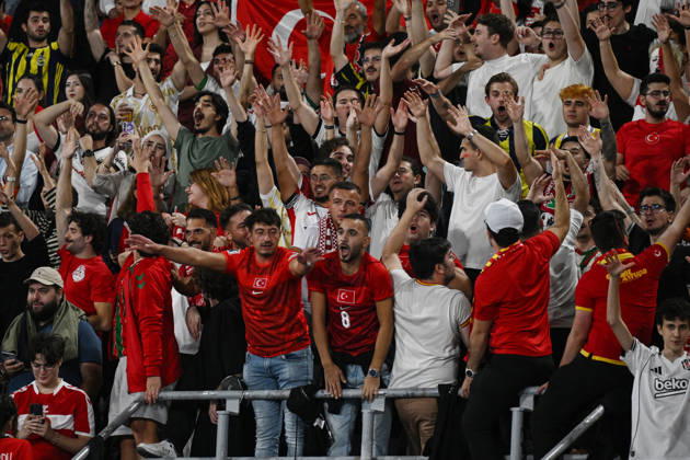 Mg Bologna 05 10 2026 - Nations League Italia-Turchia foto Matteo Gribaudi Image nella foto: tifosi Turchia