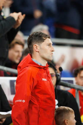 RECORD DATE NOT STATED 4th October 2026; Cardiff City Stadium, Cardiff, Wales; UEFA Nations League Football, Wales versus Denmark; Ben Davies of Wales walks out to field pregame AmandaxMcMaster