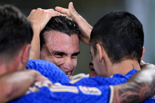 Db Bologna 05 10 2026 - Nations League Italia-Turchia foto Daniele Buffa Image nella foto: esultanza gol Riccardo Calafiori