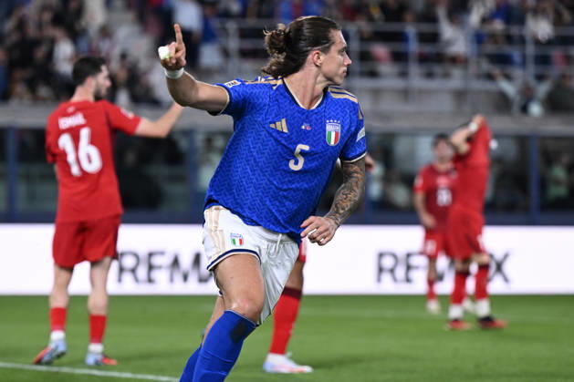 Db Bologna 05 10 2026 - Nations League Italia-Turchia foto Daniele Buffa Image nella foto: esultanza gol Riccardo Calafiori