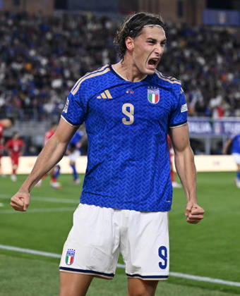 Db Bologna 05 10 2026 - Nations League Italia-Turchia foto Daniele Buffa Image nella foto: esultanza gol Pio Esposito i