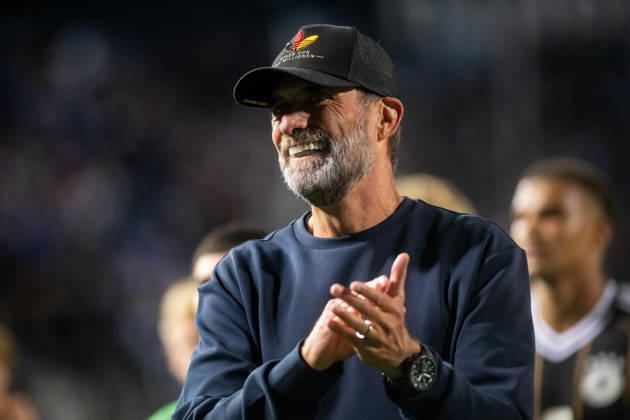 Jurgen Klopp seen during UEFA Nations League Division A game between National Teams of Greece and Germany (Jacek Prondzynski Ball Raw Images) Thessaloniki Greece, Thessaloniki Greece Copyright: xJacekxProndzynskix jacekprondzynski_greecegermany_2627_321