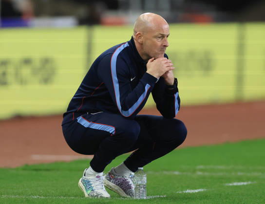 England v Slovakia - UEFA U21, U 21 EURO 2027 Qualifier Lee Carsley, Head coach of England U21 on the side line during the UEFA U21 EURO 2027 Qualifier between England and Slovakia at Bet365 Stadium on October 2, 2026 in Stoke on Trent, England. Stoke on Trent Bet365 Stadium England United Kingdom Copyright: xAllstarxPicturexLibraryxLtdx