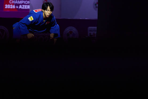 Takeshi Takeoka (JPN), OCTOBER 5, 2026 -Judo : World Judo Championships BAKU2026 Mens -66kg3rd place match at National Gymnastics Arena in Baku, Azerbaijan. Noxthirdxpartyxsales  aflo_353536753 KenxAsakurax