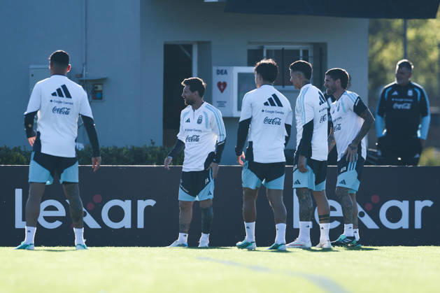 Argentina’s forward Lionel Messi takes part in a training session at the AFA (Argentine Football Association) training center in Ezeiza, Buenos Aires Province, on October 5, 2026, ahead of the upcoming friendly soccer matches against the Benin national team. Lionel Messi took part in the final training session of his professional career with the Argentine national team before his farewell match. Photo by Alejandro Pagni PHOTOxPHOTO Copyright: xAlejandroxPAGNIx