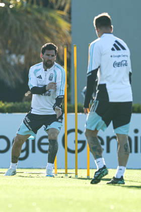 Argentina’s forward Lionel Messi takes part in a training session at the AFA (Argentine Football Association) training center in Ezeiza, Buenos Aires Province, on October 5, 2026, ahead of the upcoming friendly soccer matches against the Benin national team. Lionel Messi took part in the final training session of his professional career with the Argentine national team before his farewell match. Photo by Alejandro Pagni PHOTOxPHOTO Copyright: xAlejandroxPAGNIx