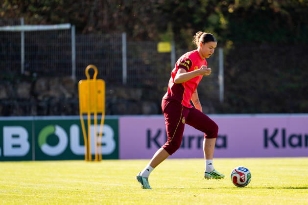 October 6, 2026, GER, Soccer, Women, Practice, DFB German National Team, Larissa Mühlhaus, Germany on the Ball, Heidelberg, ASV Eppelheim, Baden-Württemberg, Germany Copyright: xNordphoto Memmlerx