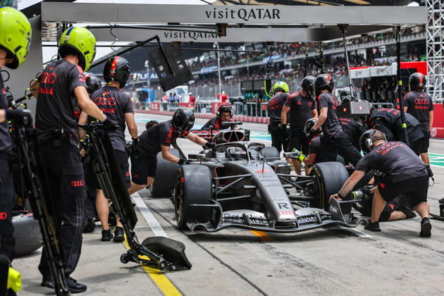 SEPANG, SGR - OCTOBER 03: Nico Hulkenberg of Germany and Audi Revolut F1 Team in action during the saturday s practice session of the Formula 1 Gulf Air Bahrain Grand Prix on October 03, 2026 held at Sepang International Circuit in Sepang, Malaysia. (Photo by Hazrin Yeob Men Shah Icon Sportswire) AUTO: OCT 03 F1 Bahrain Grand Prix in Malaysia EDITORIAL USE ONLY Icon3782610032797